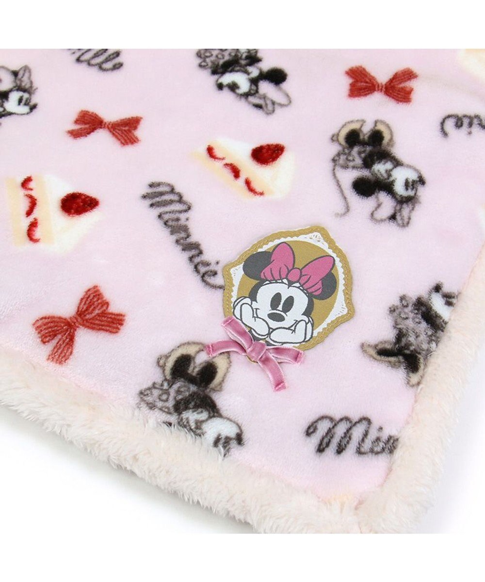 PET PARADISE ディズニーミニーマウス 遠赤外線 ボアマット 《ケーキ柄  》(80×60cm) 