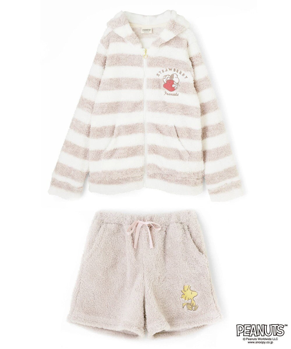 San-ai Resort（三愛水着楽園） 【スヌーピー】【PEANUTSピーナッツ】イチゴルームウエア 