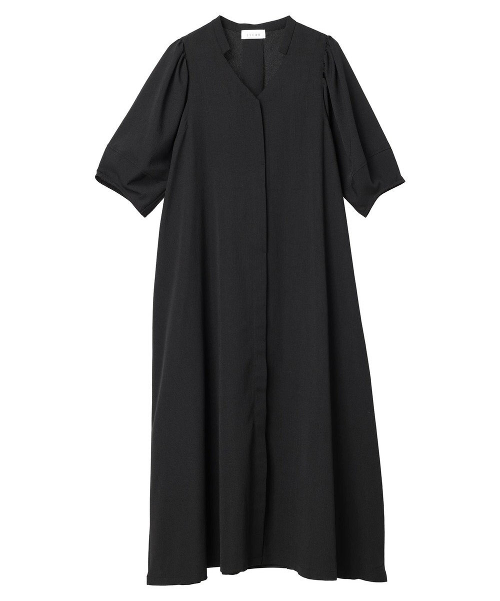 Green Parks ■ＥＳＣＡＲ　ランタンスリーブシャツワンピース 