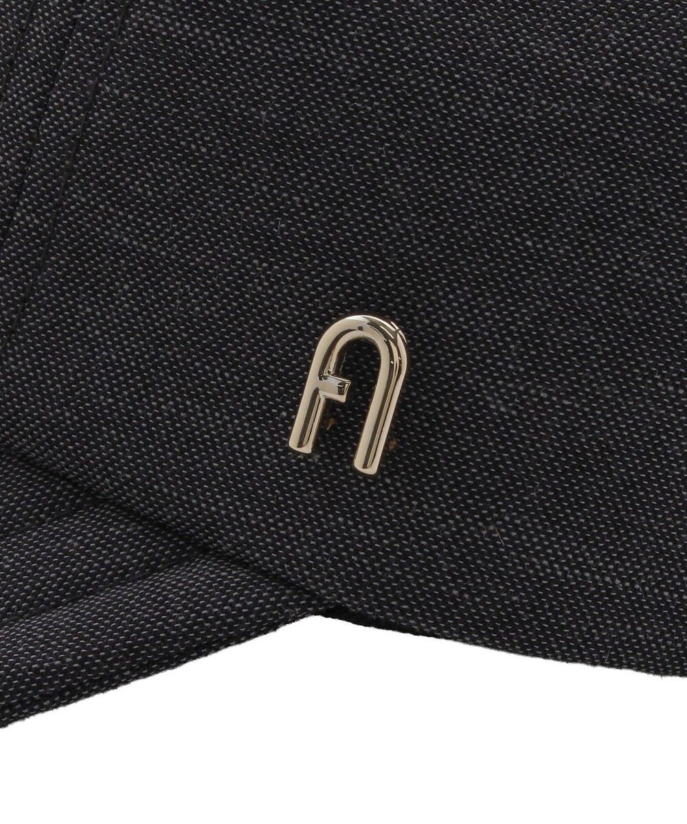 MOONBAT 【遮光100％/遮熱/UVカット】FURLA(フルラ)アーチロゴ ロングつば キャップ 帽子  手洗い可能/日本製 