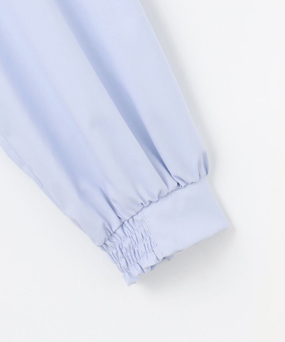 #Newans 【洗濯機可能/シワになりにくい】〈小柄さんにお勧め〉バーティカルフリルブラウス 