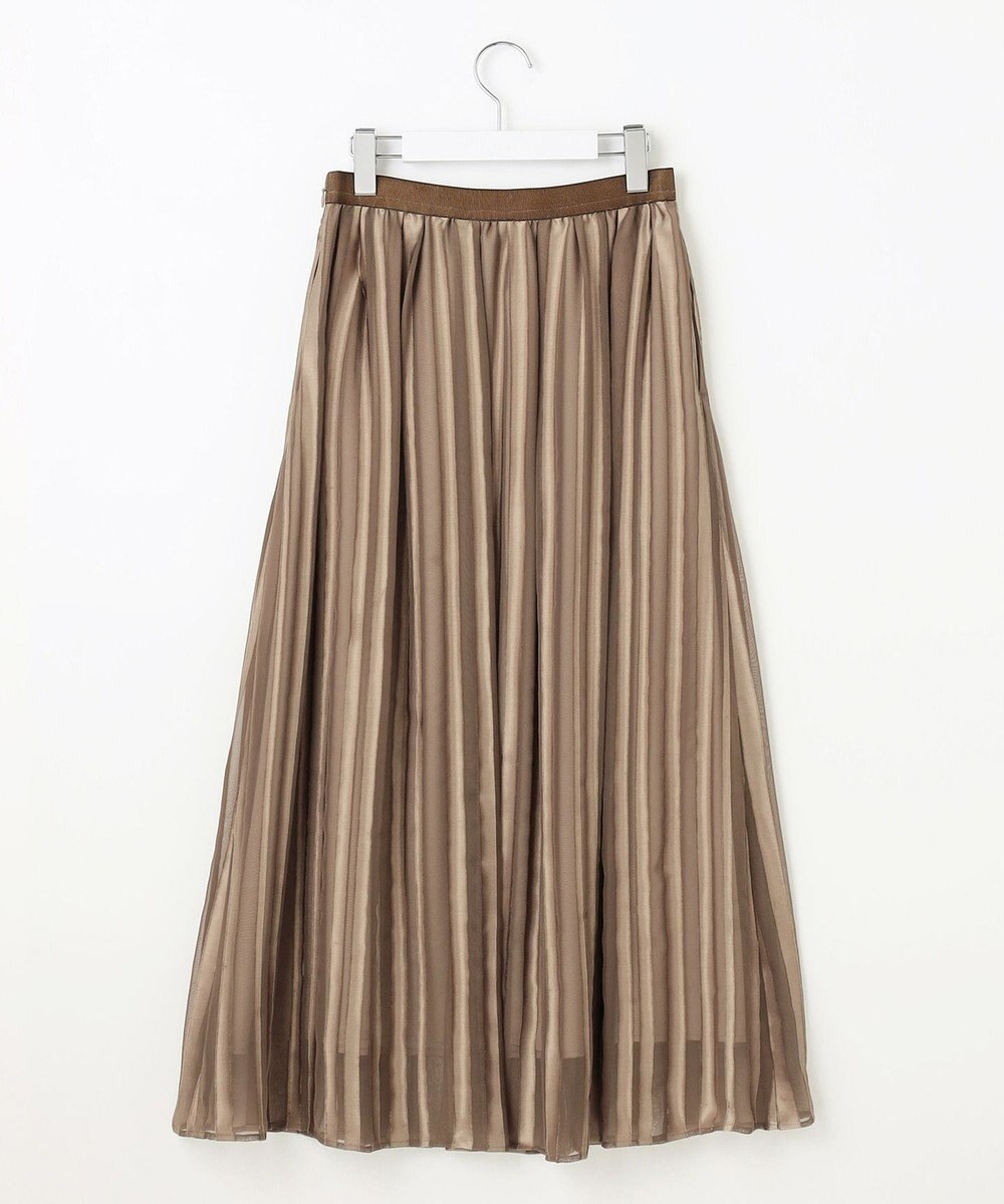 自由区 【XSサイズ～/洗える/セット可】オパールストライプ ランダムタックスカート 