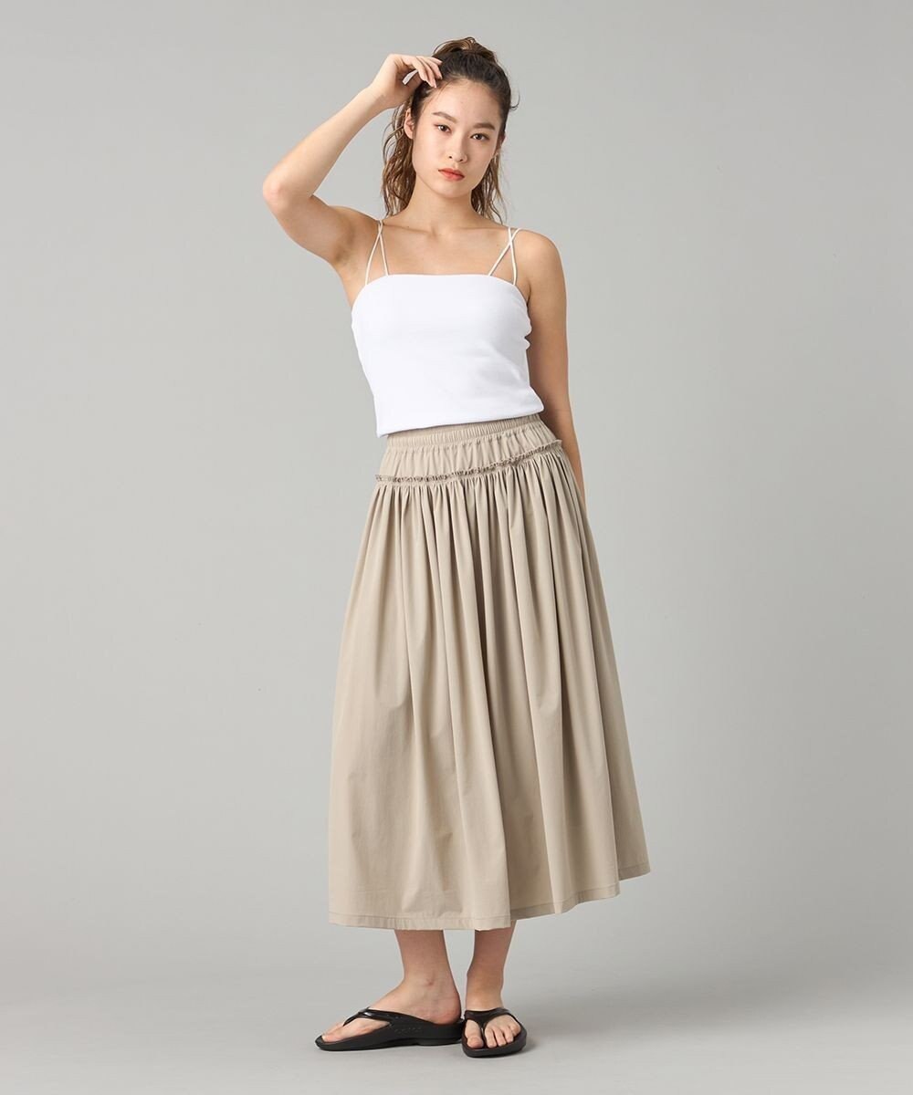 Chacott Chacott BALANCE UVケアタフタギャザースカート 