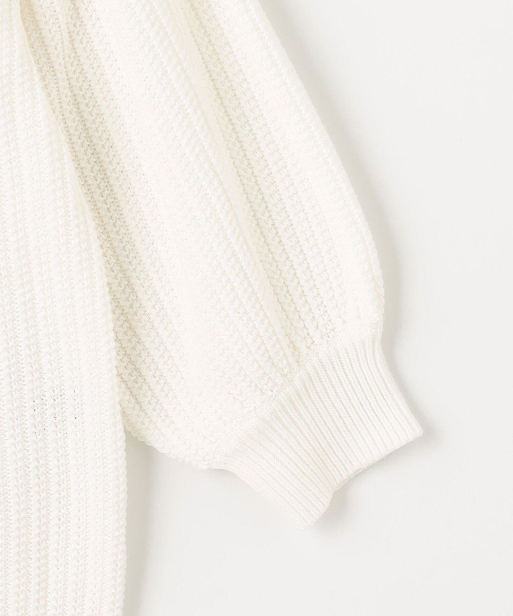 組曲 S 【洗える】CHAIギャザースリーブ ニット 