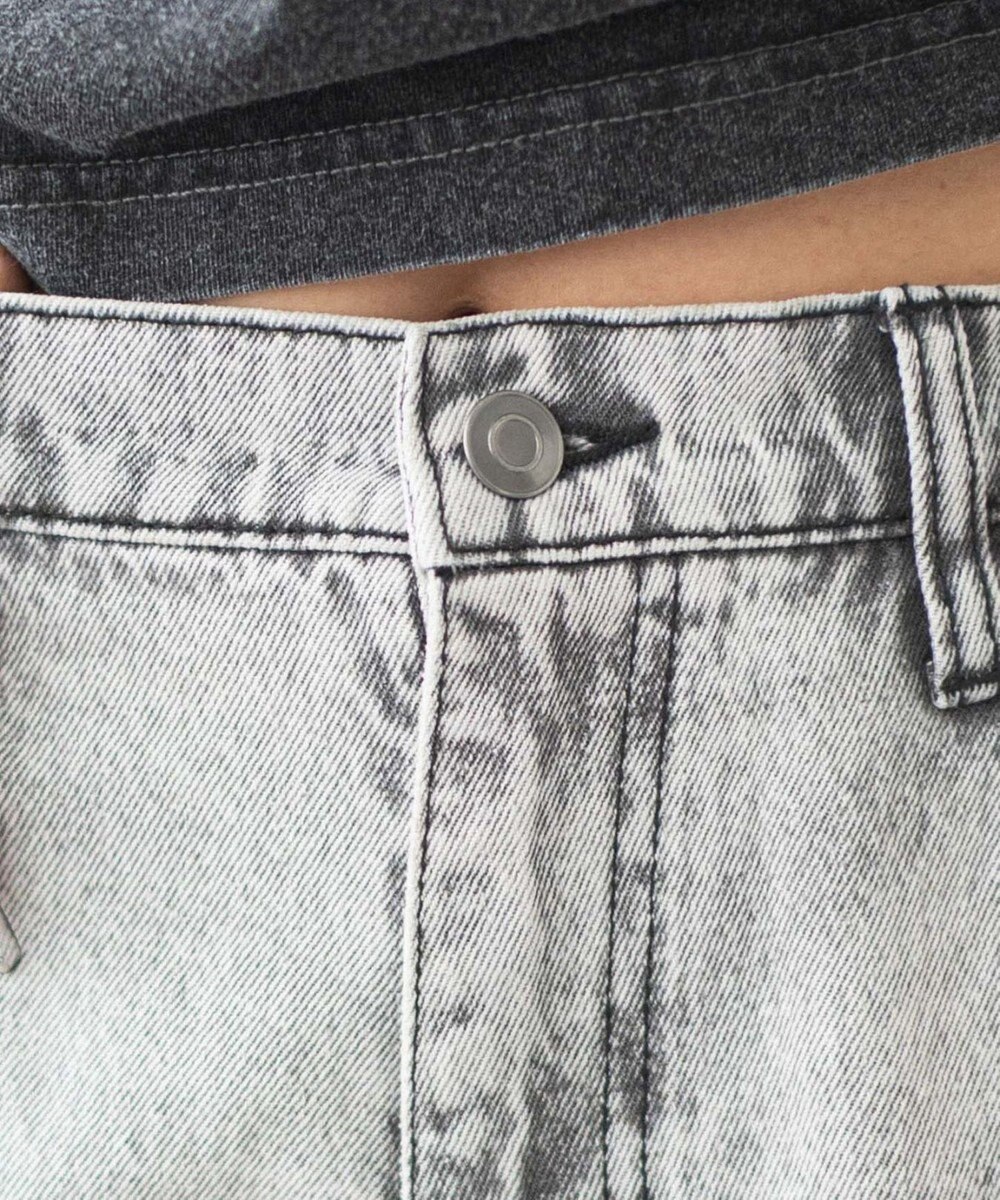 WEGO ロゴスタッズハーフパンツ 