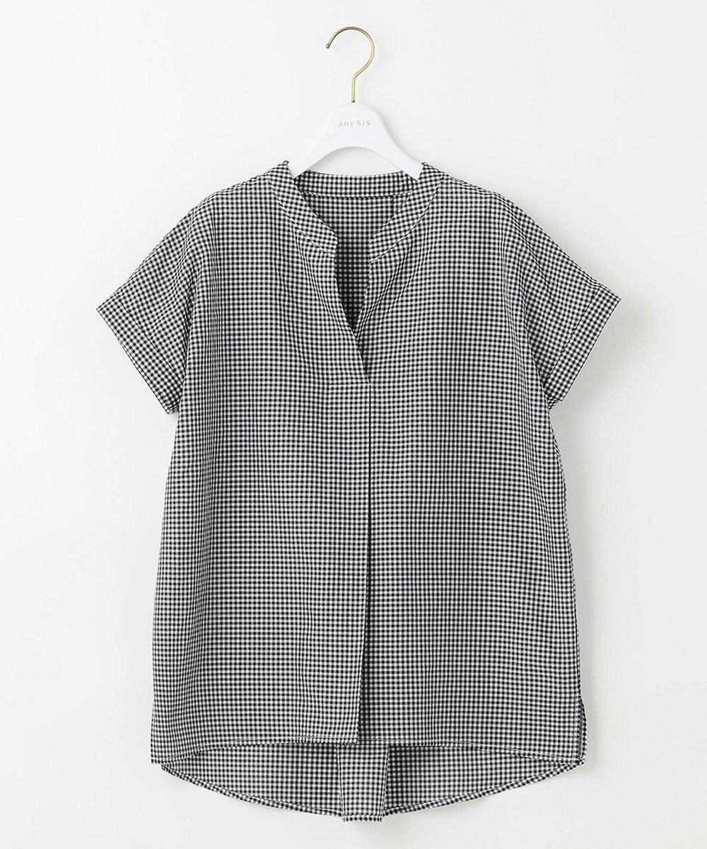 ANY SIS 【洗える】スキッパーイージー シャツ 