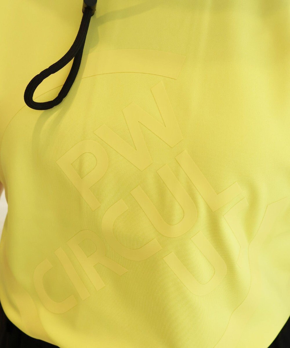 PW CIRCULUS 【UVカット / 吸水速乾 / 伸縮性抜群】【WOMEN】バックメッシュ切り替えモックT ゴルフウェア レディース 