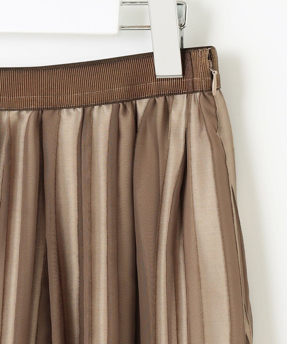 自由区 【XSサイズ～/洗える/セット可】オパールストライプ ランダムタックスカート 