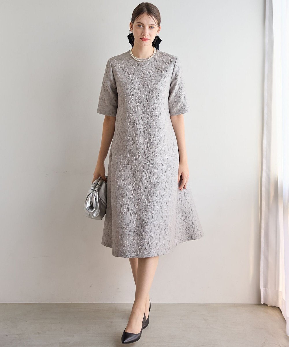 23区 【APPLAUDIR】フラワージャカード ドレス 