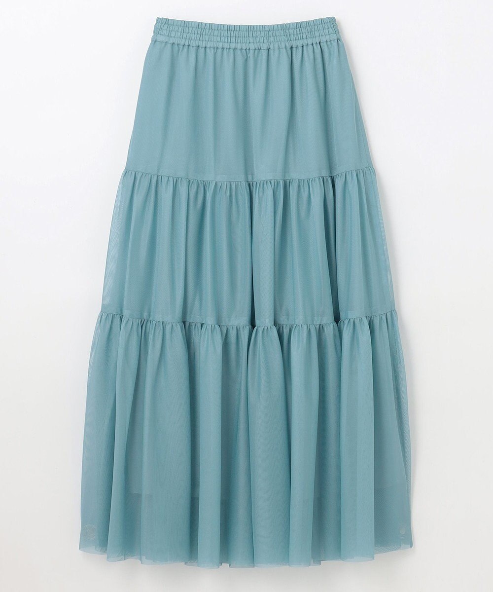 GRACE CONTINENTAL チュールティアードスカート 