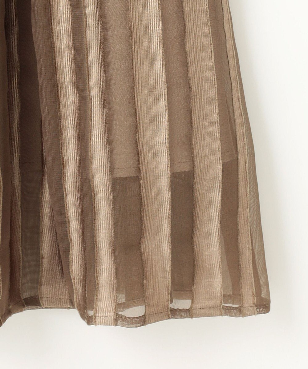 自由区 【XSサイズ～/洗える/セット可】オパールストライプ ランダムタックスカート 