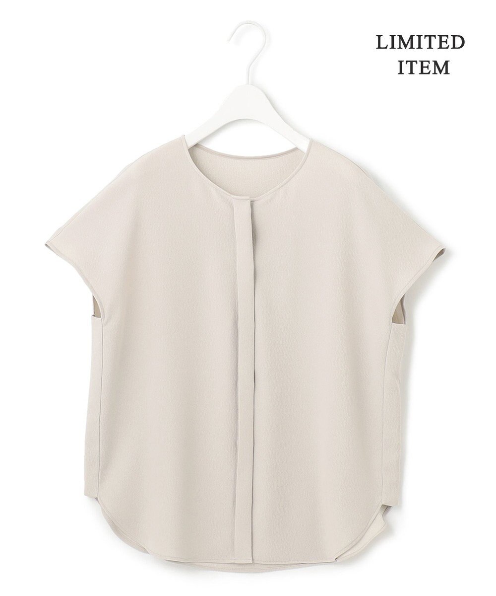 ICB L 【WEB限定・洗える】BackSatinGeorgette ブラウス 