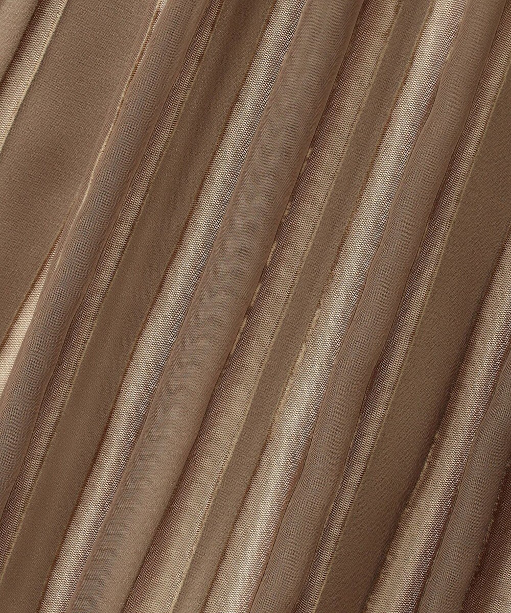 自由区 【XSサイズ～/洗える/セット可】オパールストライプ ランダムタックスカート 