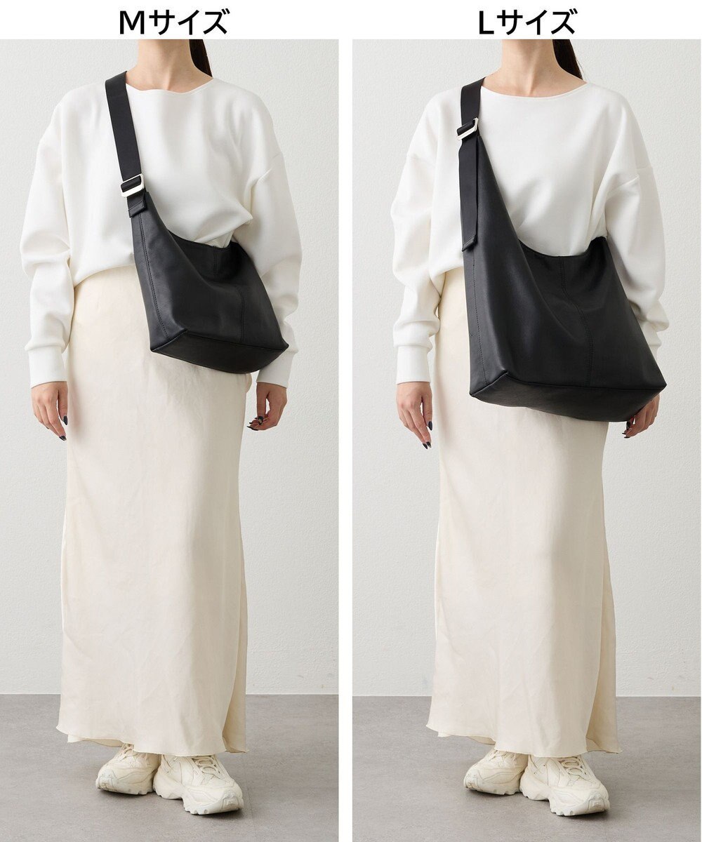 russet レザーホーボーバッグ M(CE-1658) 