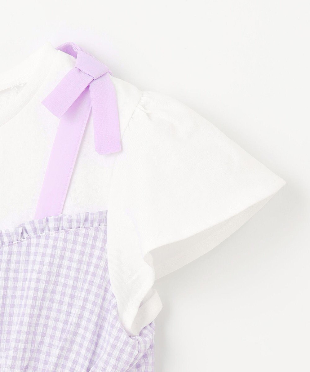 ANY KIDS サッカー ギンガム ワンピース 