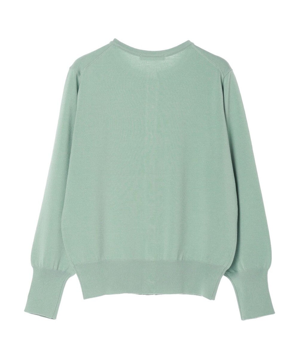 Green Parks 洗える　クルーネックカーディガン 