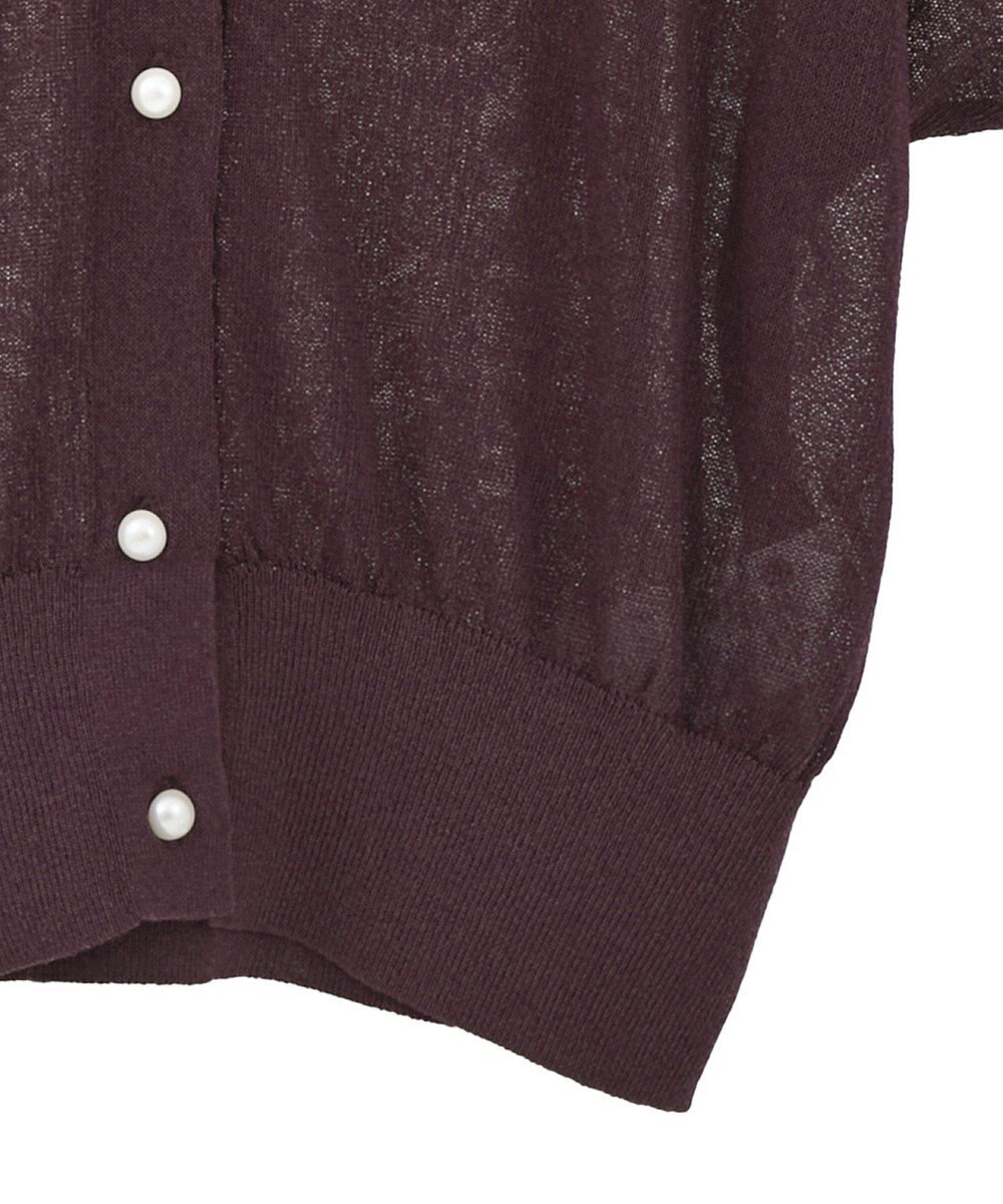 earth music&ecology 【接触冷感】シアードルマンカーディガン 