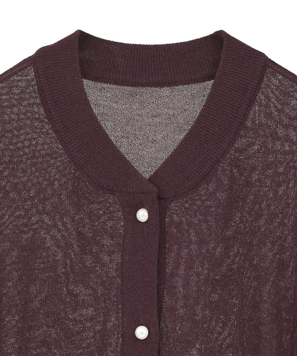 earth music&ecology 【接触冷感】シアードルマンカーディガン 