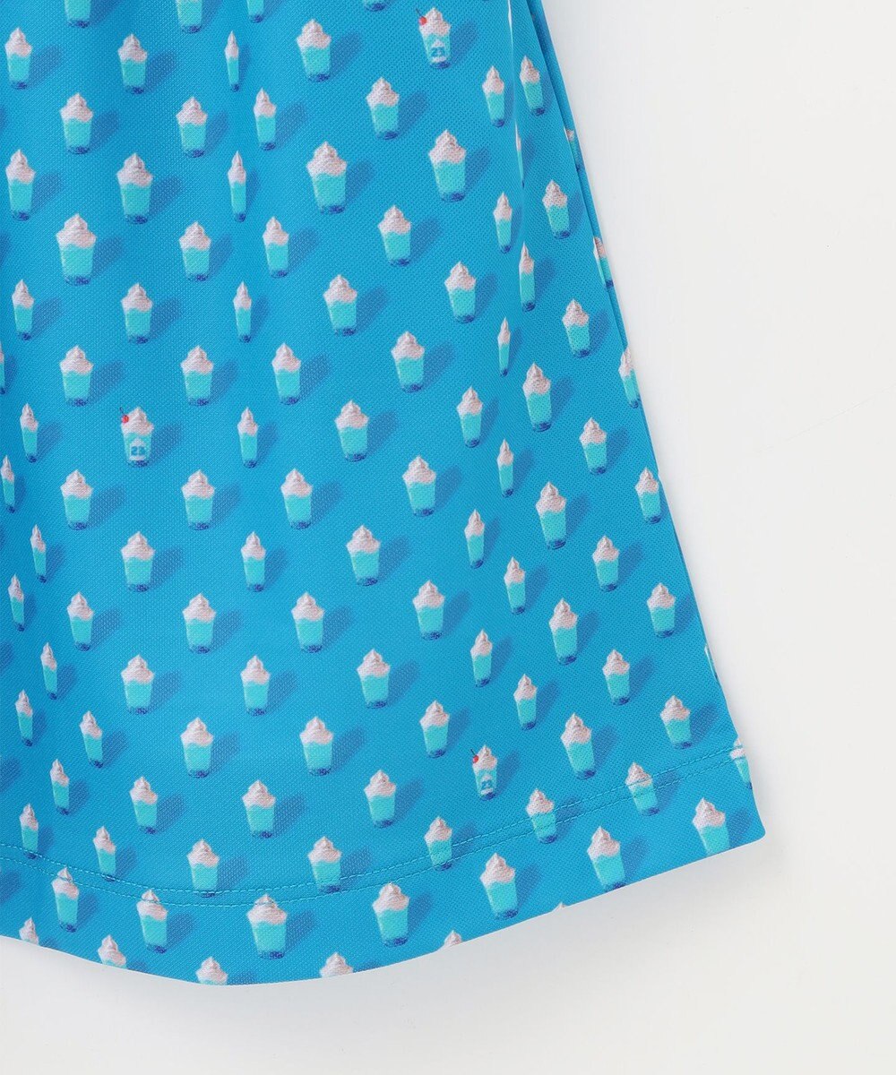 23区GOLF 【WOMEN】【接触冷感・UVケア・吸水速乾】アイス柄 切替ワンピース 