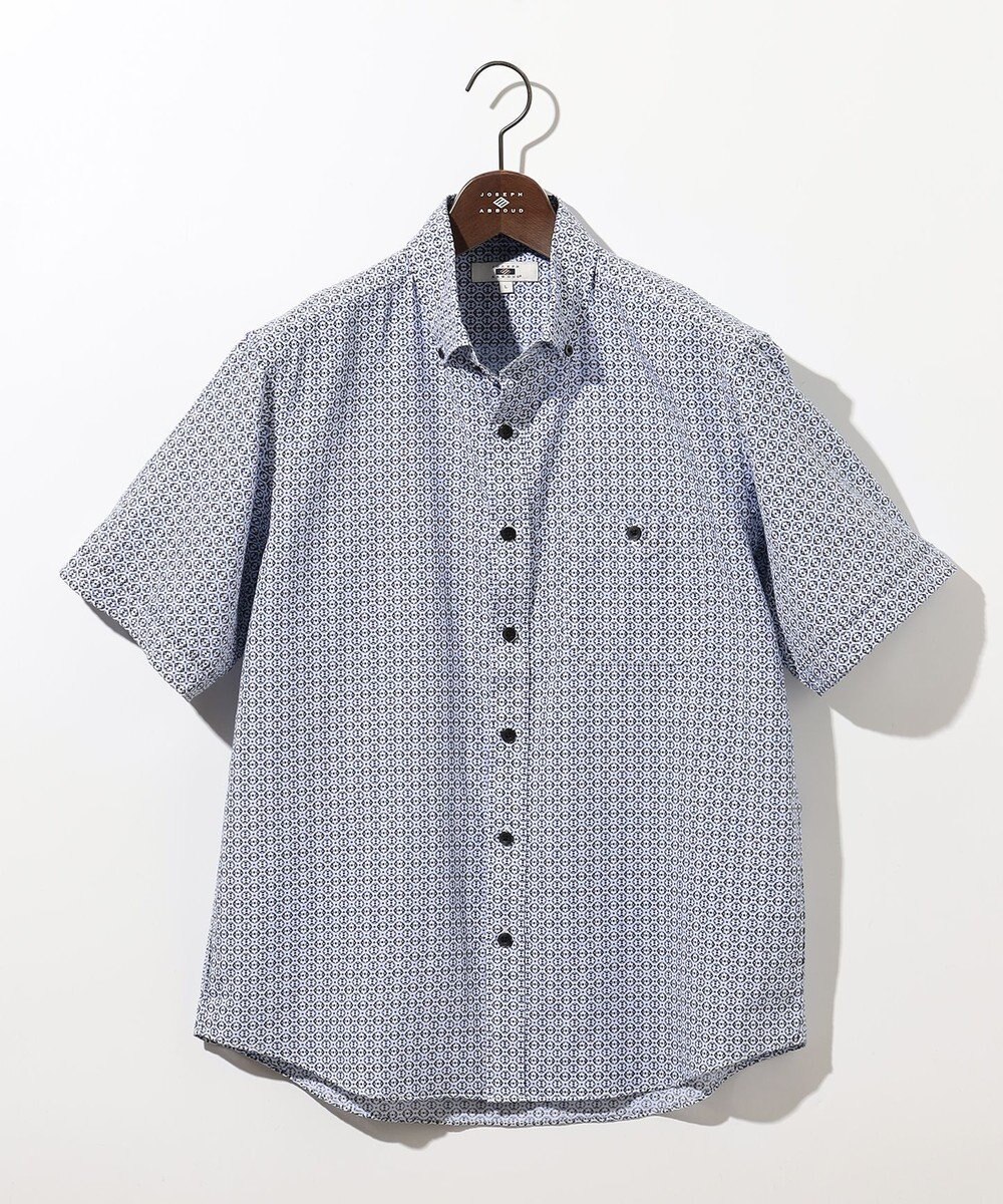 JOSEPH ABBOUD 【サスティナブル】ジオメットリックパターン シャツ 
