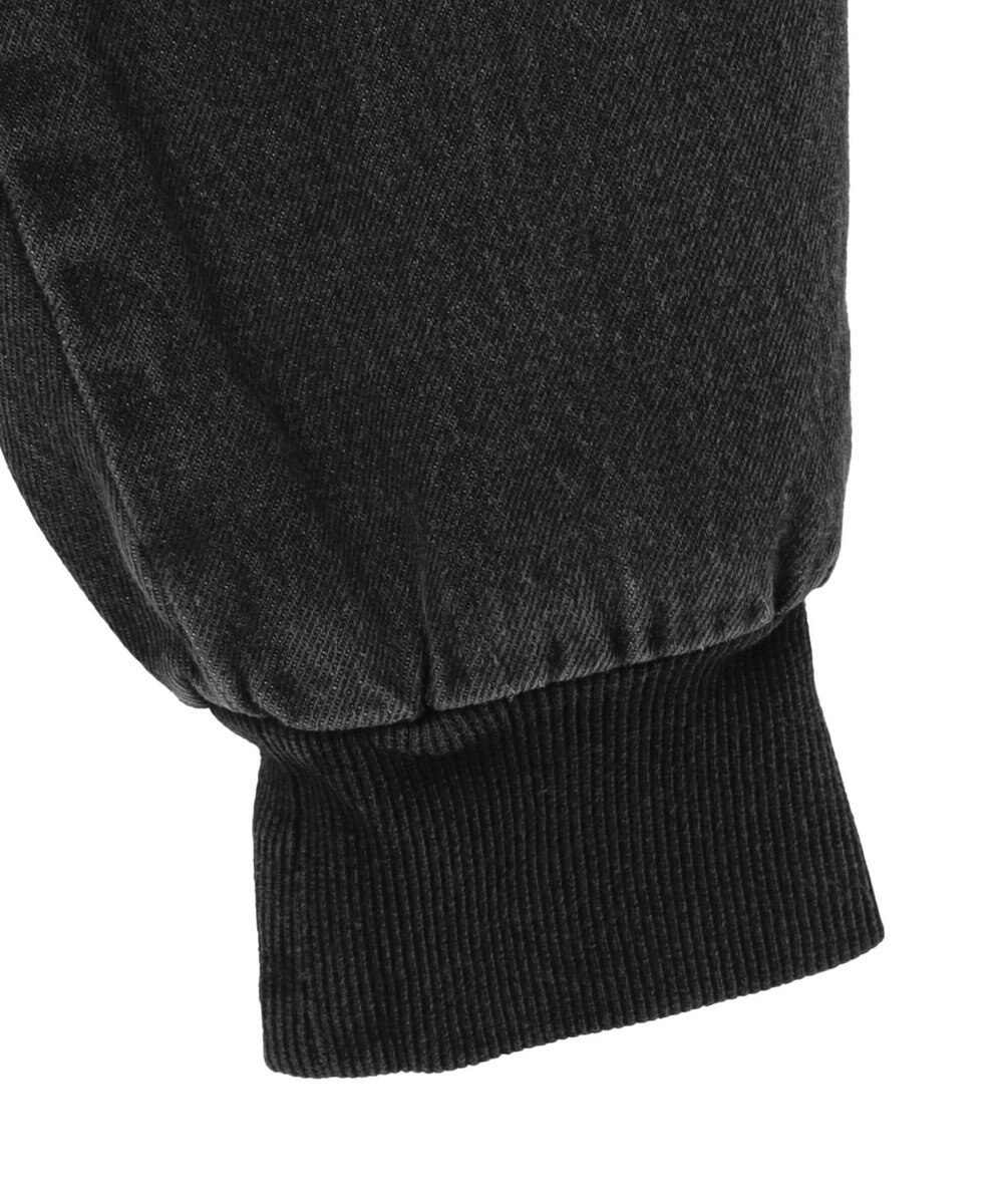 WEGO ヴィンテージウォッシュショートフードブルゾン 