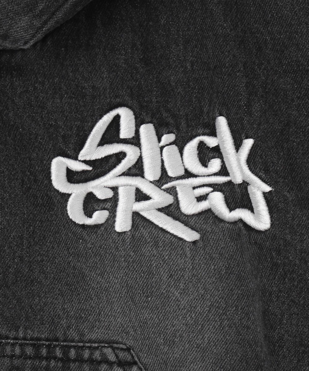 WEGO ヴィンテージウォッシュショートフードブルゾン 