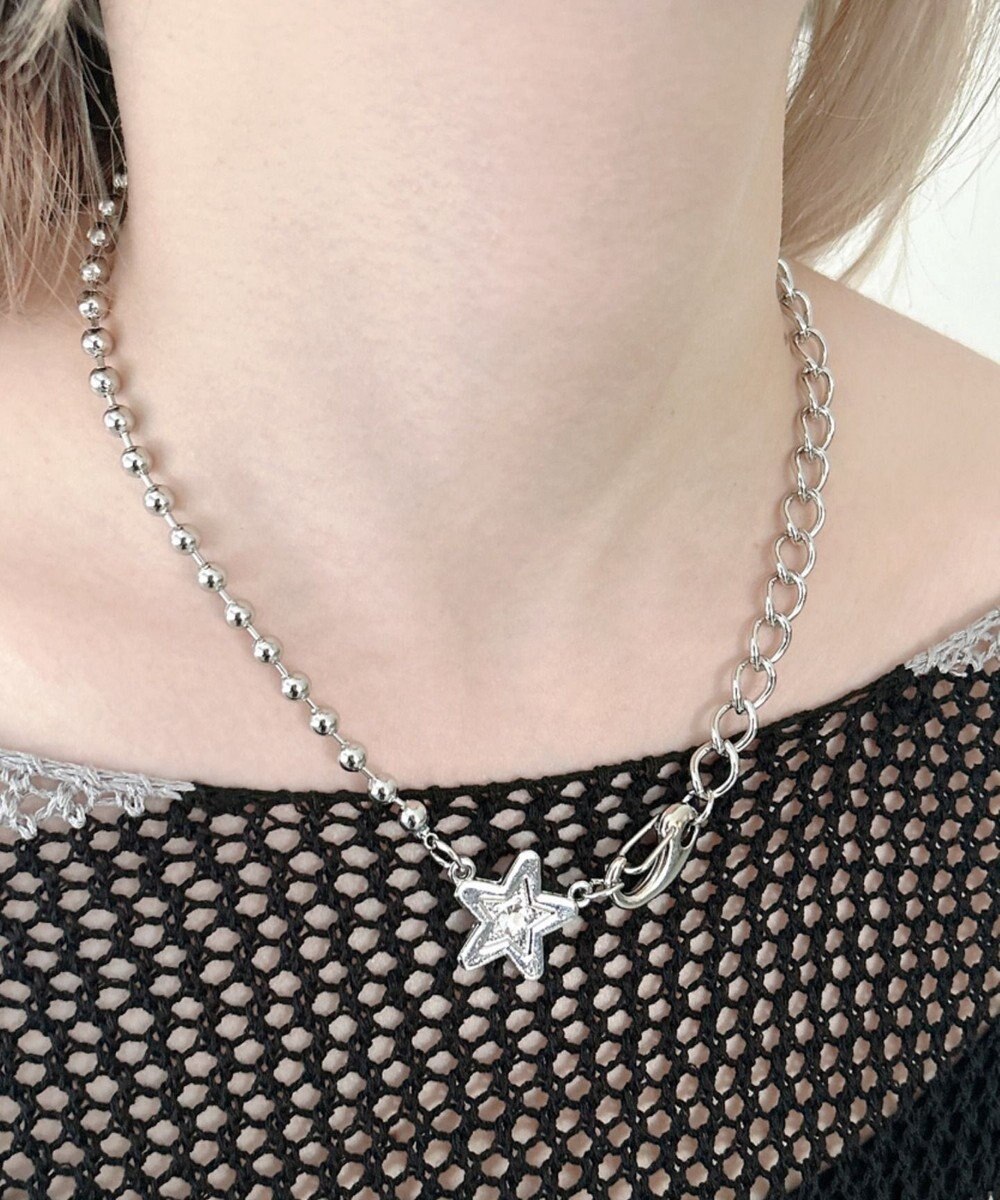 WEGO Lカラビナモチーフネックレス 