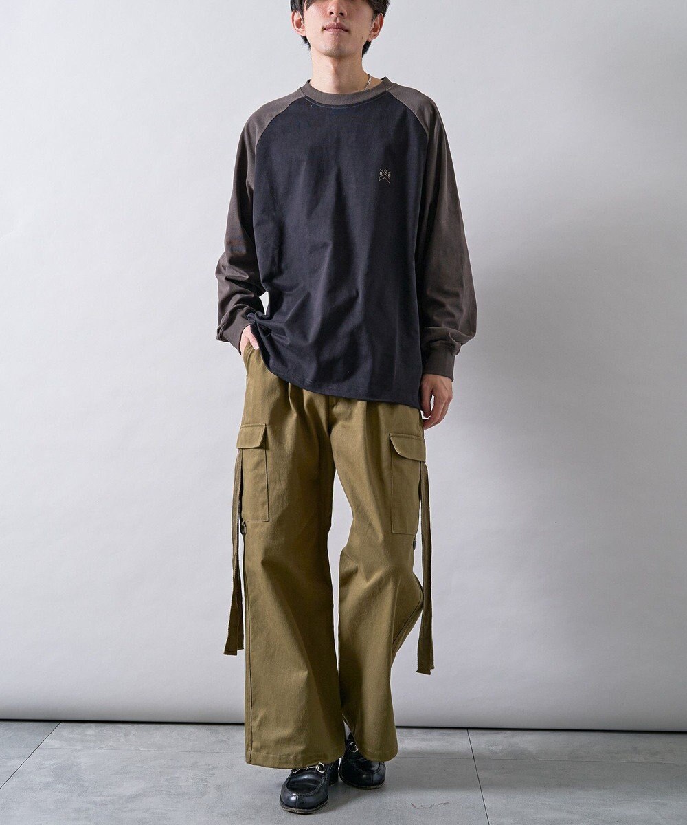 CRAFT STANDARD BOUTIQUE ワンポイント刺繍ラグランロンＴ 