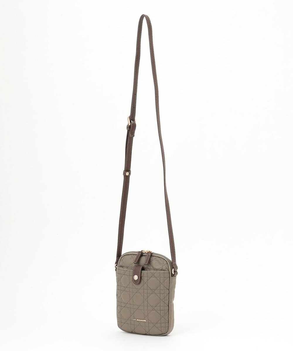 LA BAGAGERIE グリッドキルティングミニショルダー 