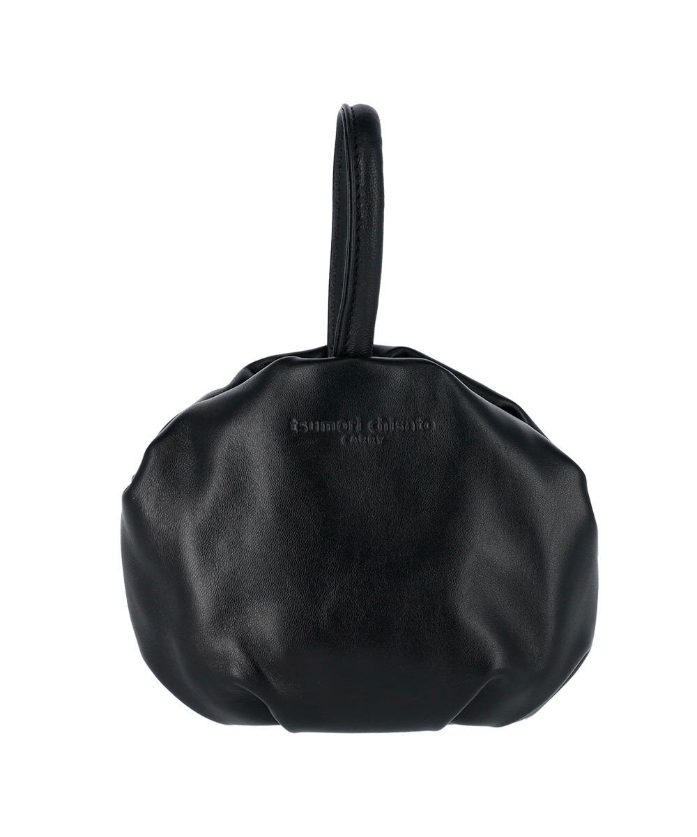 tsumori chisato CARRY ラムギャザー ワンハンドル 手提げ ハンドバッグ 