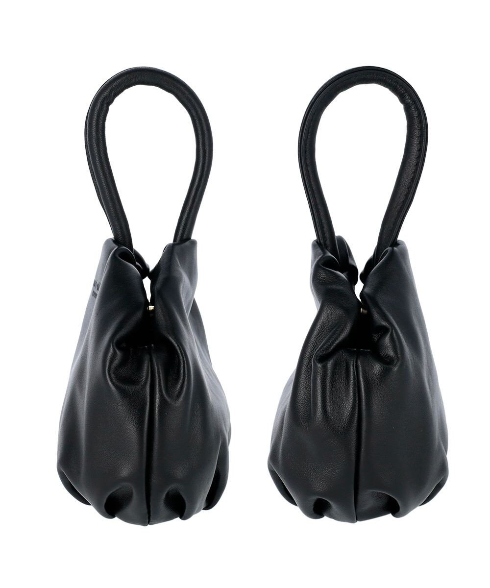 tsumori chisato CARRY ラムギャザー ワンハンドル 手提げ ハンドバッグ 