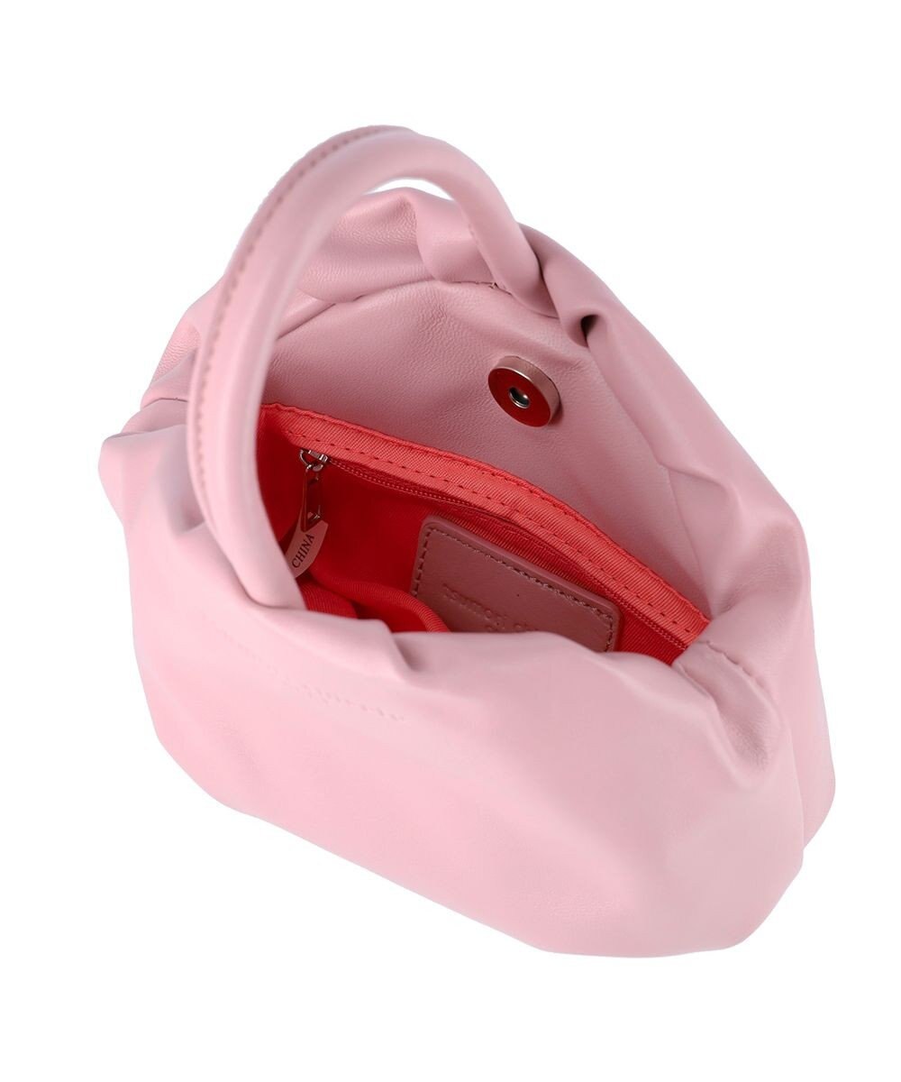 tsumori chisato CARRY ラムギャザー ワンハンドル 手提げ ハンドバッグ 