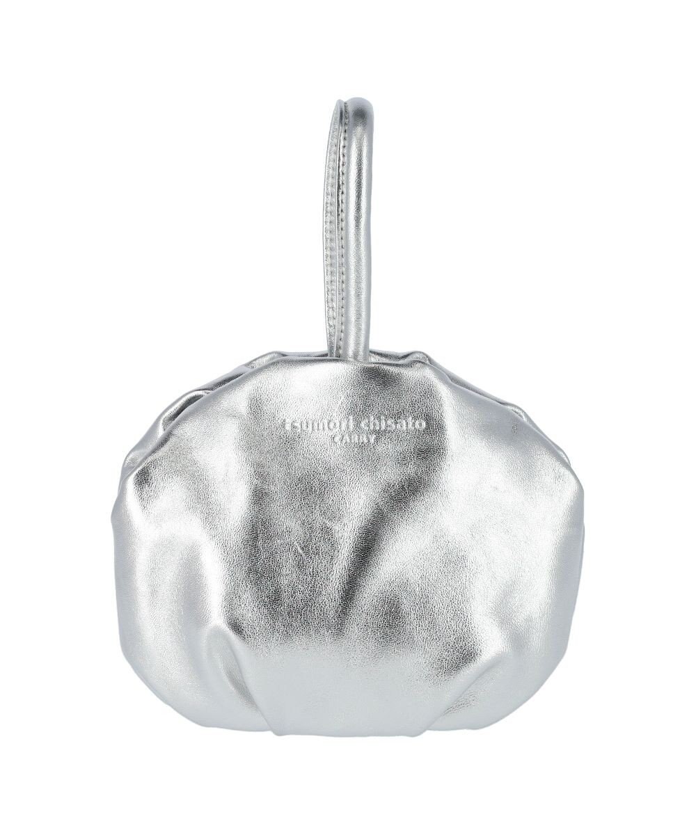 tsumori chisato CARRY ラムギャザー ワンハンドル 手提げ ハンドバッグ 