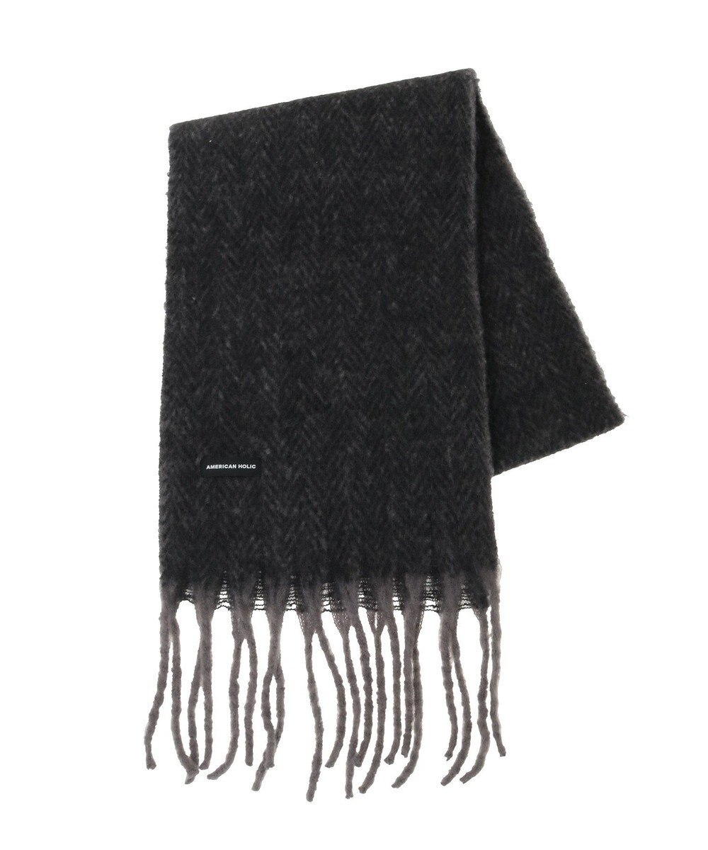 AMERICAN HOLIC バイカラーシャギーマフラー 