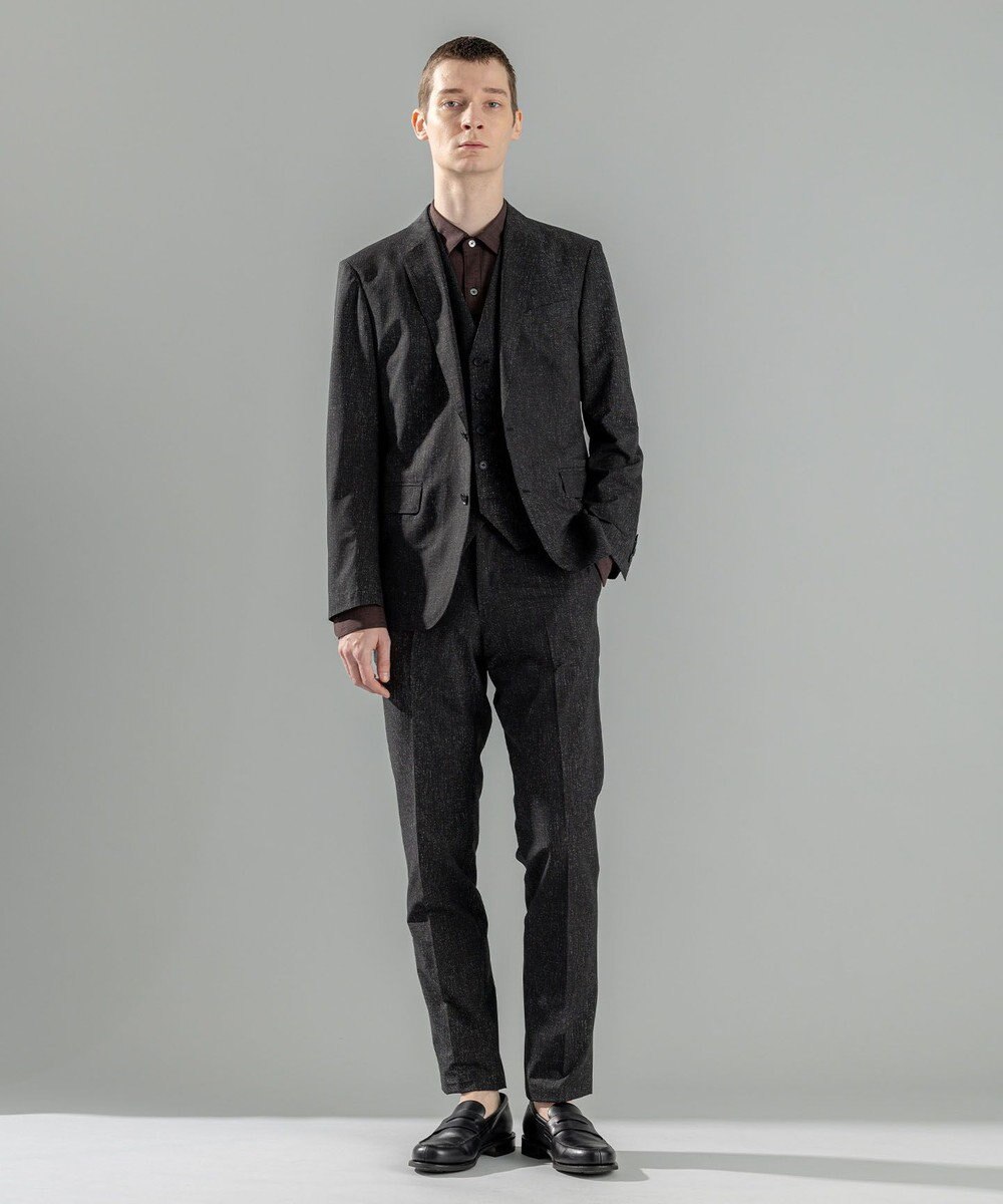 JOSEPH HOMME 新柄【洗える/ストレッチ/シワになりにくい/セットアップ対応可】クールドッツストレッチ ジレ 