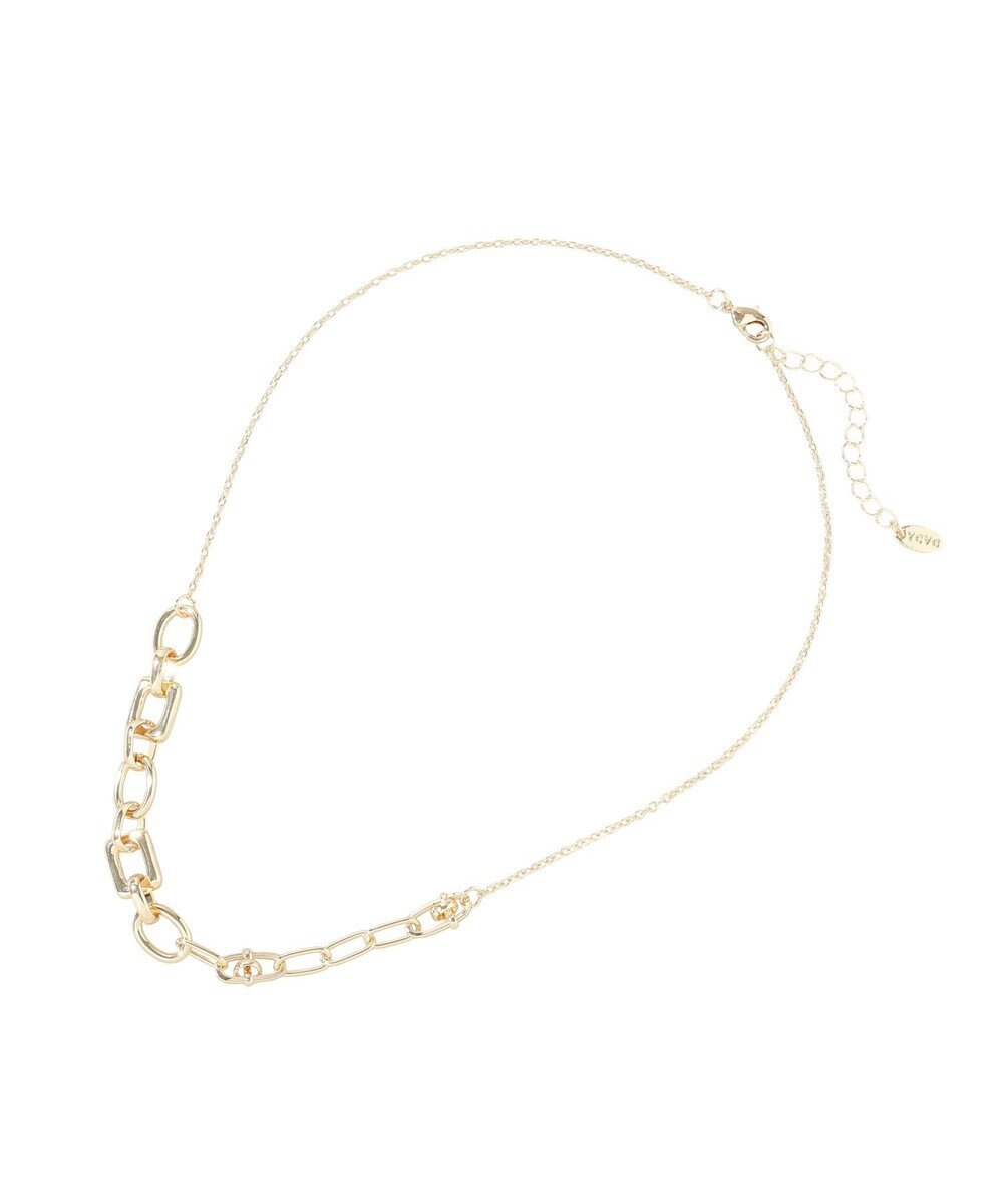 YECCA VECCA デザインチェーンショートネックレス 