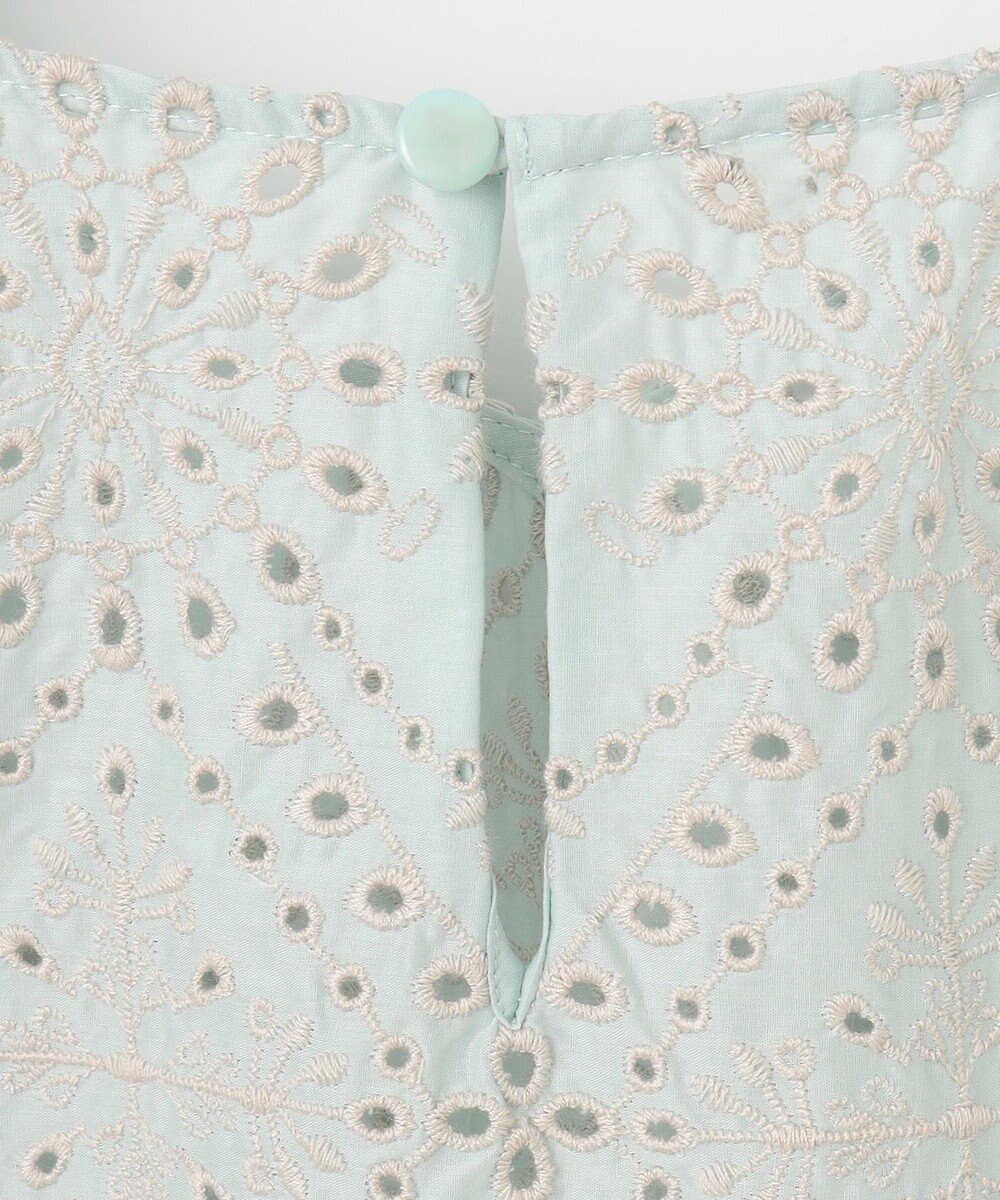 自由区 【カタログ掲載・洗える】エンブロイダリーローン ブラウス 