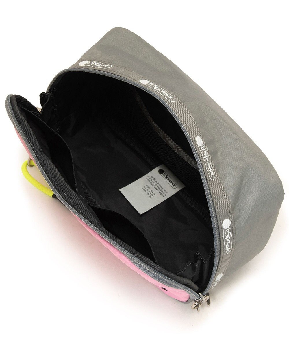 LeSportsac MSGM MD COSMETIC/コスメティックピンク/グレー 