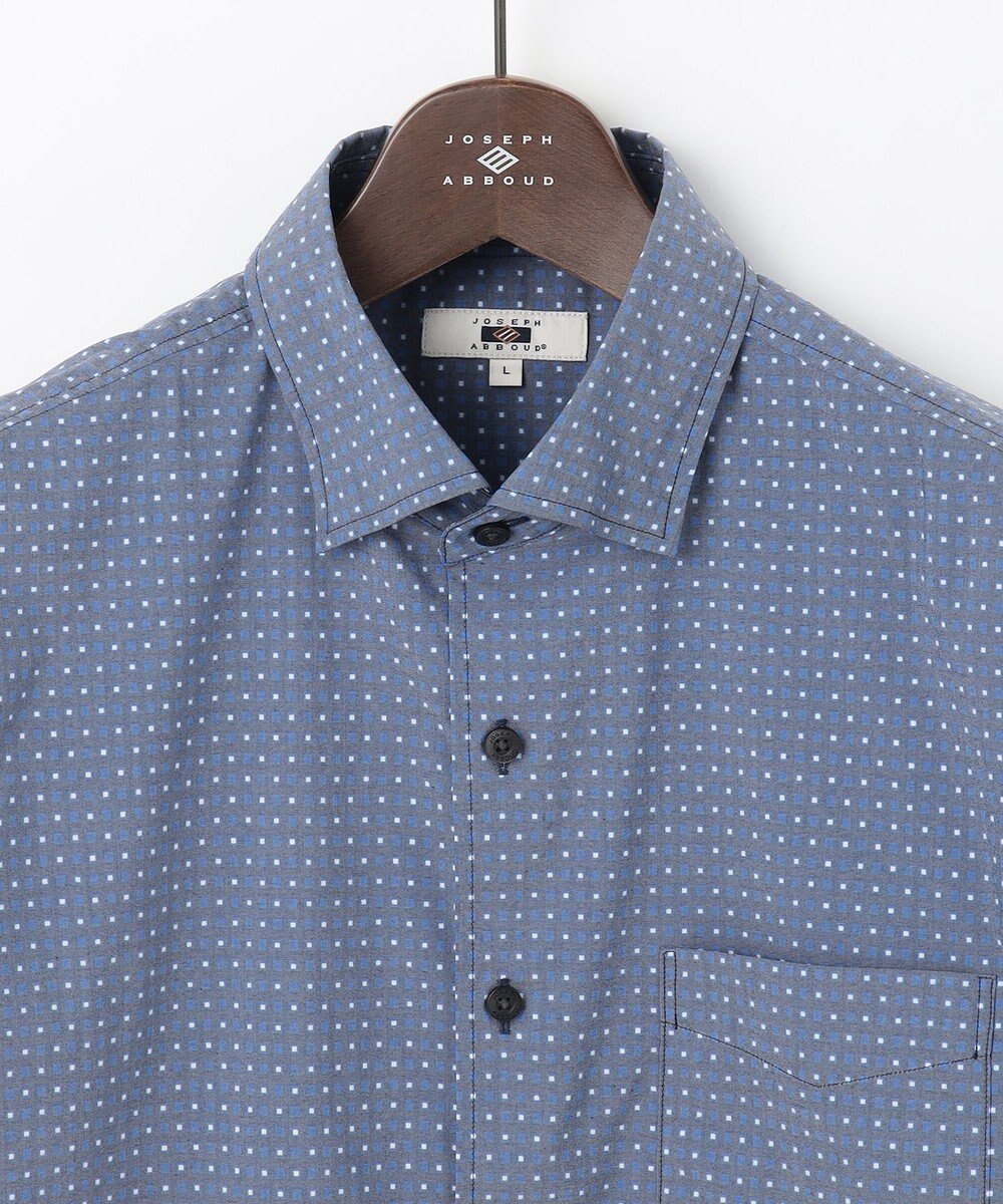JOSEPH ABBOUD 【ストレッチ・洗える】ストレッチ プリント シャツ 
