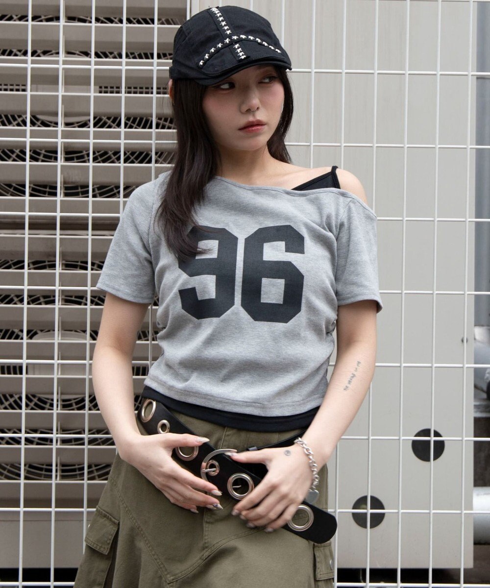 WEGO レイヤードドッキングワンショルちびT 