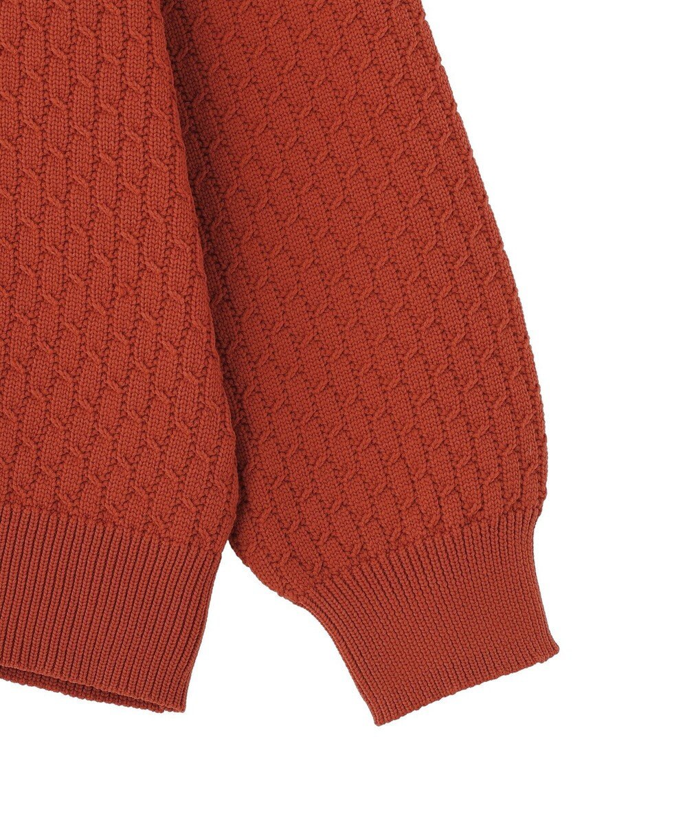 CRAFT STANDARD BOUTIQUE 柄編みニットシャツカーディガン 