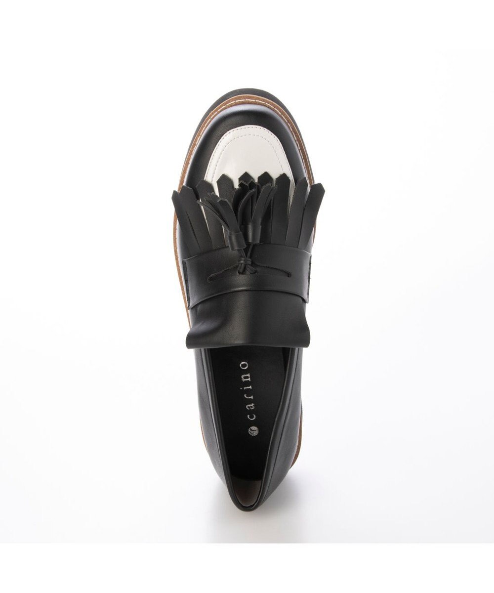 MODE ET JACOMO <carino>【レイン対応】【2WAY】厚底タッセルローファー 