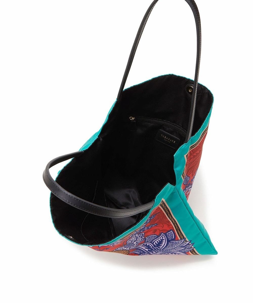 TOPKAPI 【MIHO MURAKAMI × TREASURE TOPKAPI コラボ】 サテン トートバッグ 