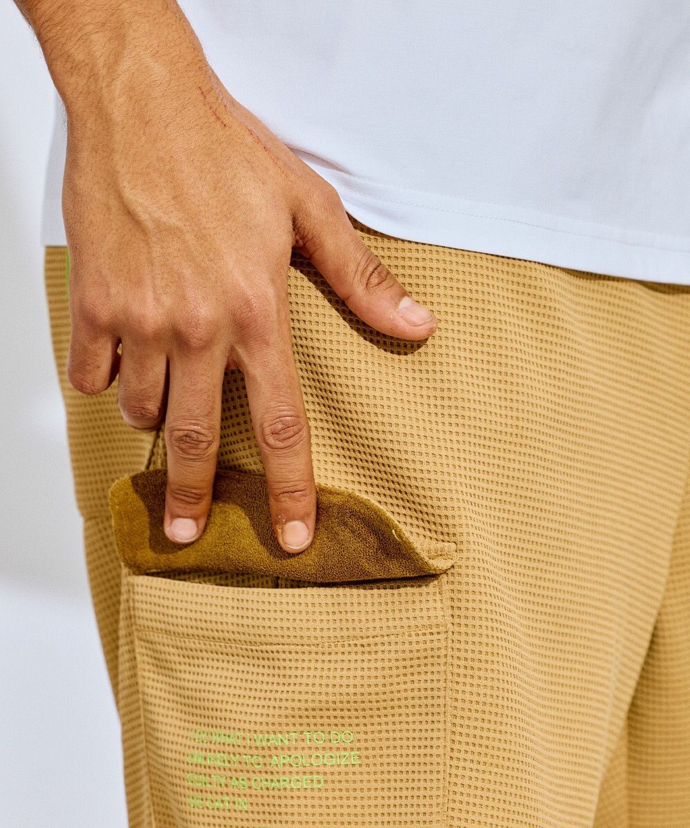 PW CIRCULUS 【GOLF OUT掲載アイテム】【MEN】ワッフルカーゴショーツ ゴルフ 