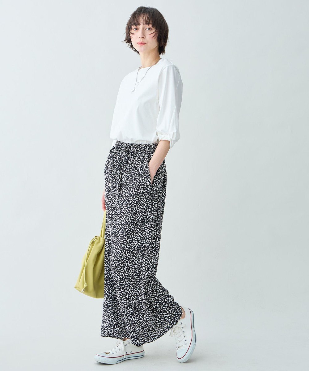 ANY L 【WEB限定】シルケットスムースツイストスリーブカットソー 