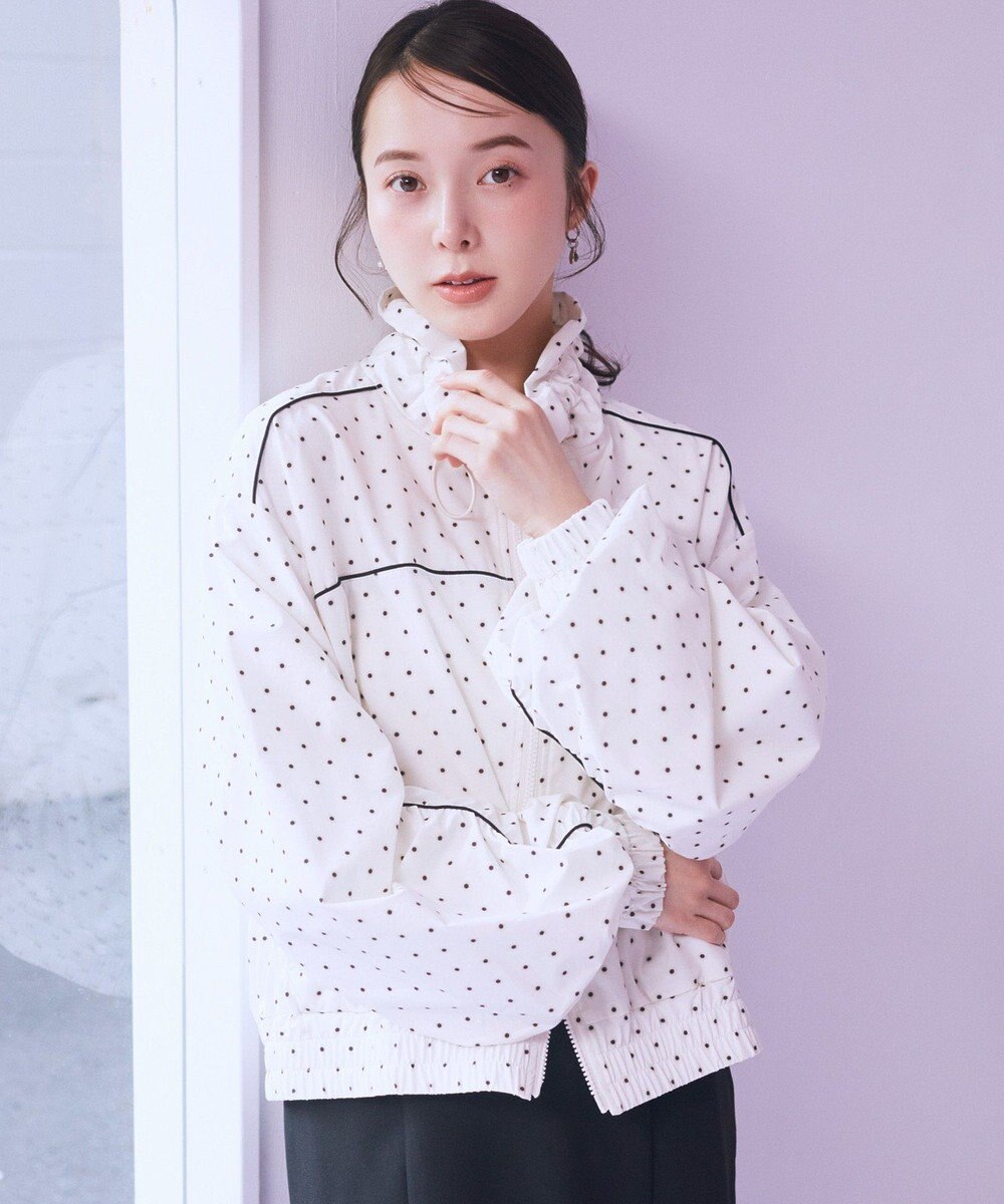 earth music&ecology パイピングブルゾン 