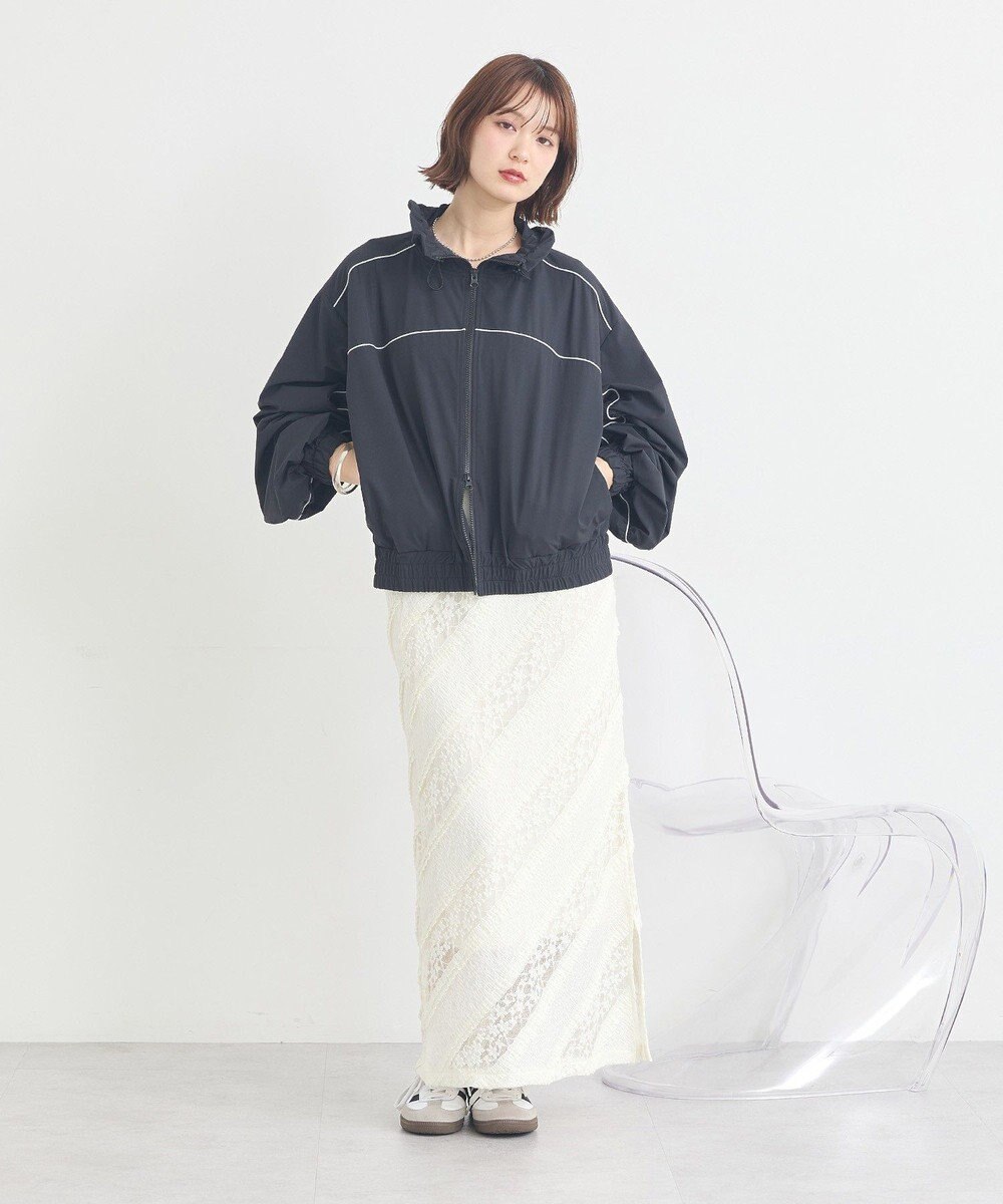 earth music&ecology パイピングブルゾン 