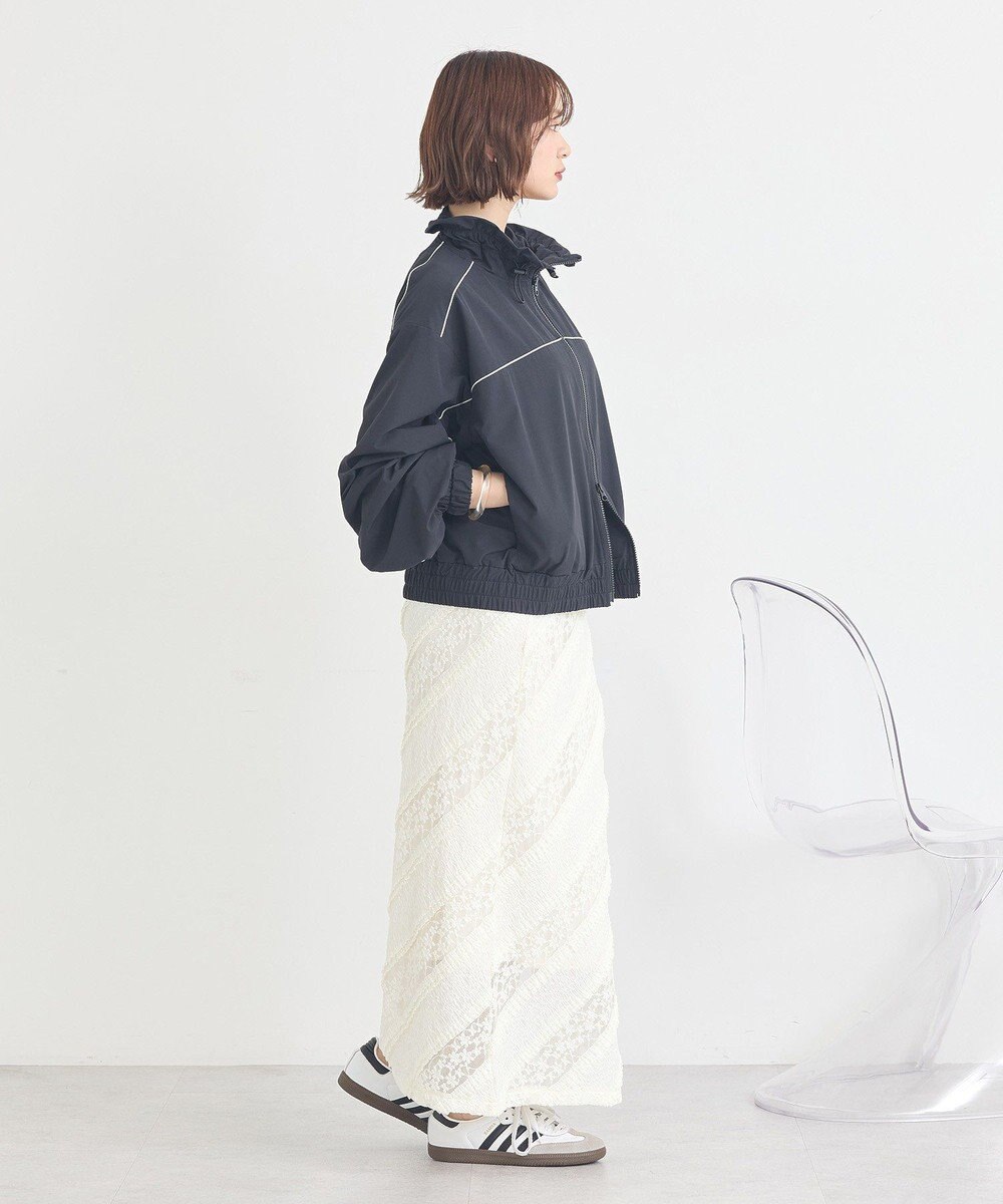 earth music&ecology パイピングブルゾン 