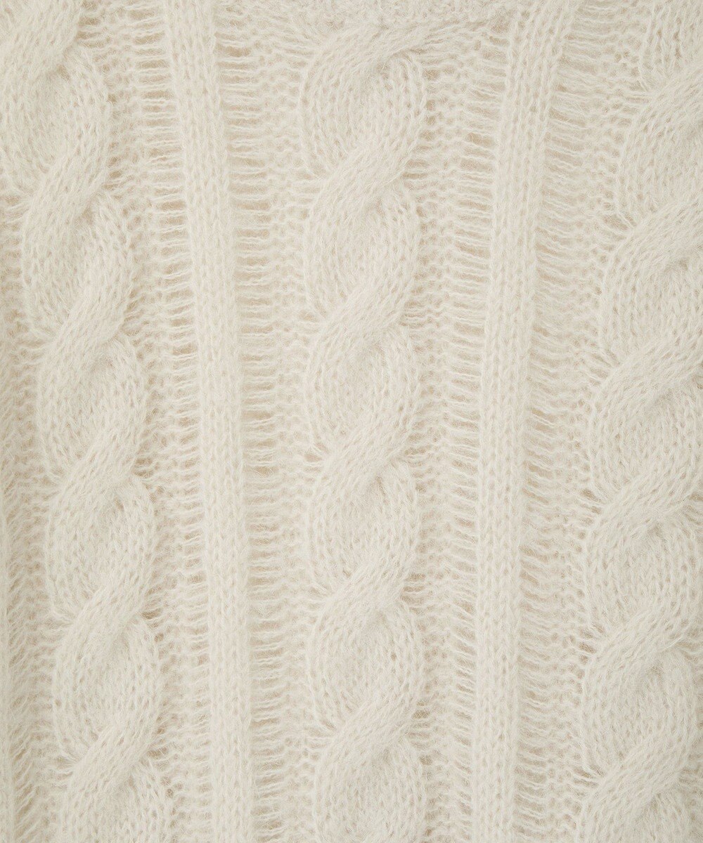 AMERICAN HOLIC 透かしケーブルニットプルオーバー 