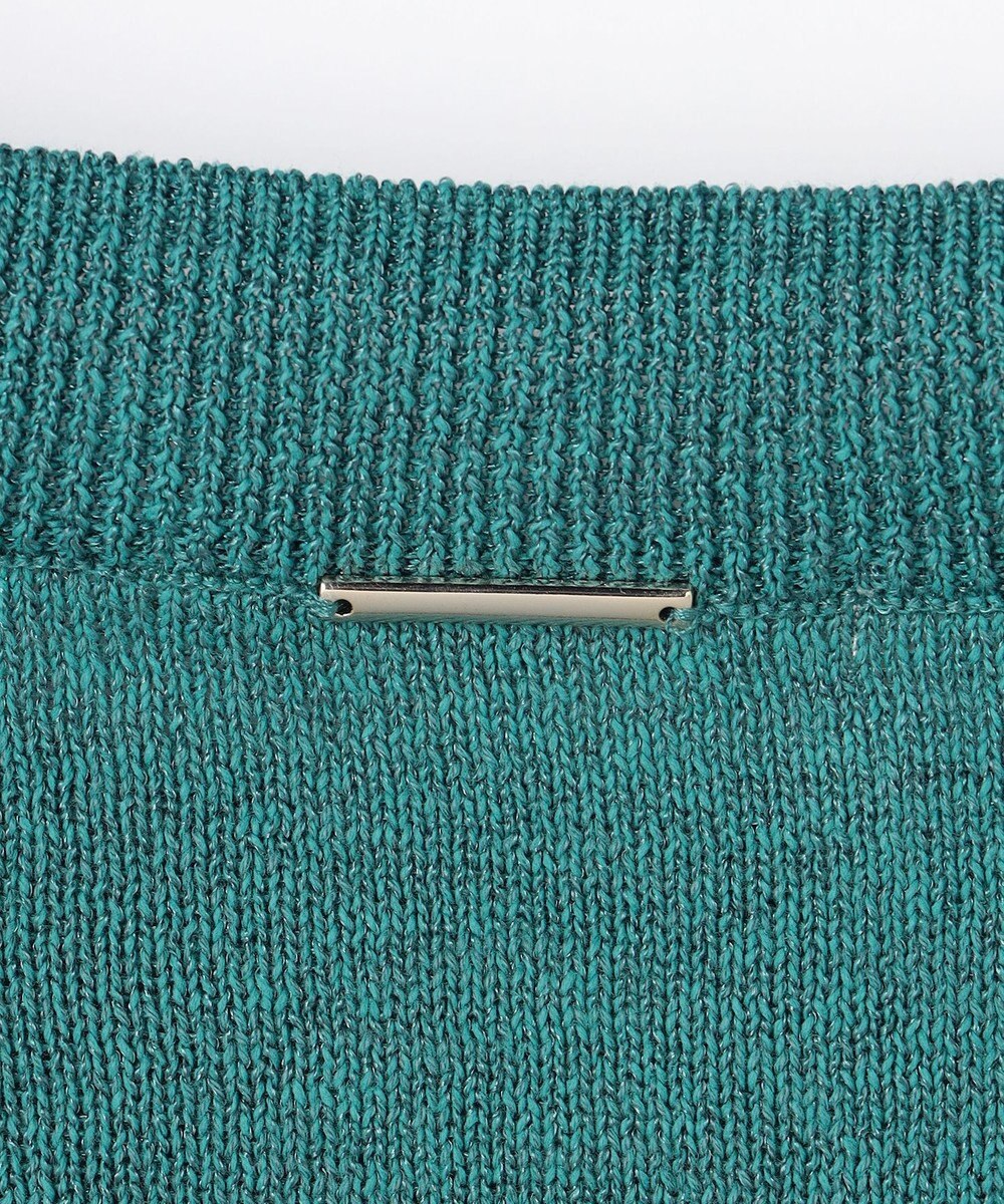 自由区 【アンサンブル対応】ペーパーコットンスクエアネックニット プルオーバー 